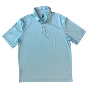 Pro Tour Coolplay Performance Polo Shirt Sz 2XLT‎ Short Sleeve Gingham Split Hem